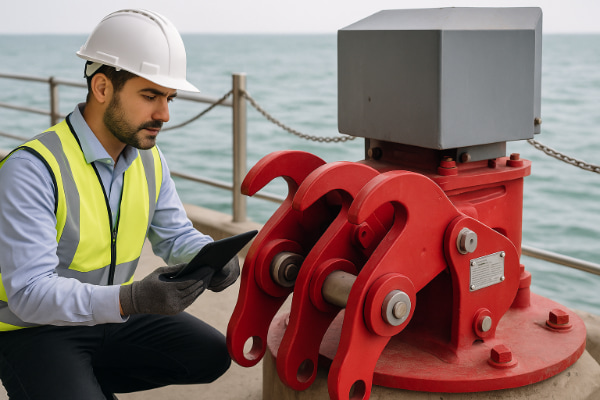 проверка быстросъемного крюка